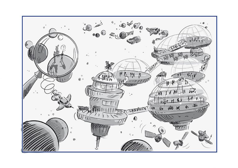 Spaceworld-Scribble